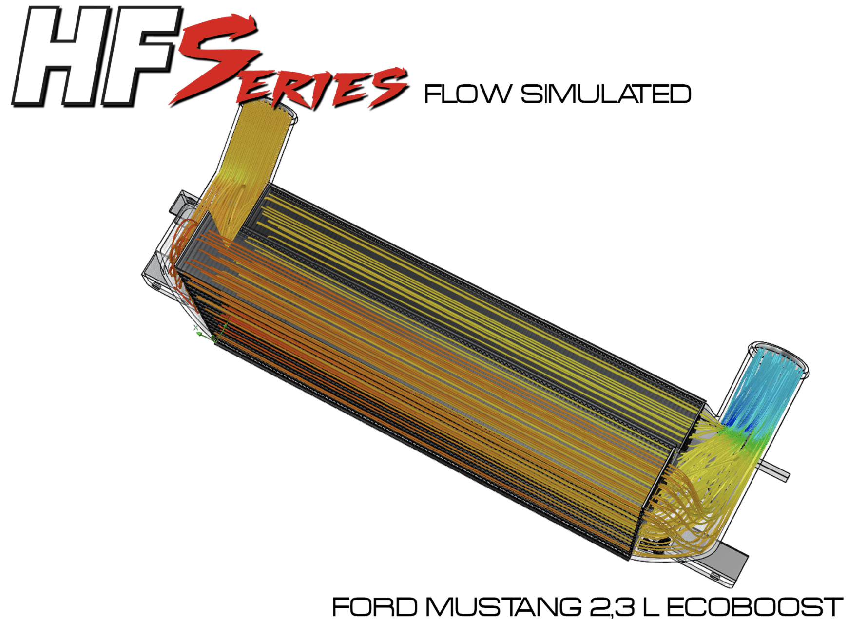 ford mustang intercooler hfseries