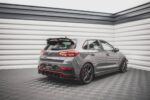 Maxton Design - Rear Side Splitters + Flaps V.1 - Hyundai i30 N Hatchback MK3 Facelift - zwarte flaps