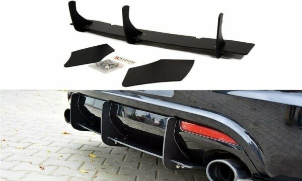 Maxton Design - Rear Diffuser + Rear Side Splitters - VW Scirocco R