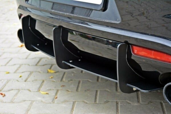 Maxton Design - Rear Diffuser + Rear Side Splitters - VW Scirocco R - ingebouwd