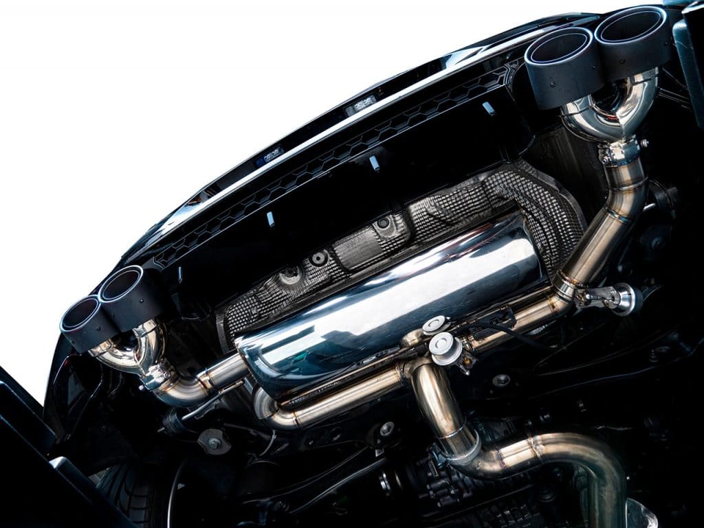 EGO-X - 3 inch RVS Sportuitlaat met klep - VW Golf 7.5 R (facelift)