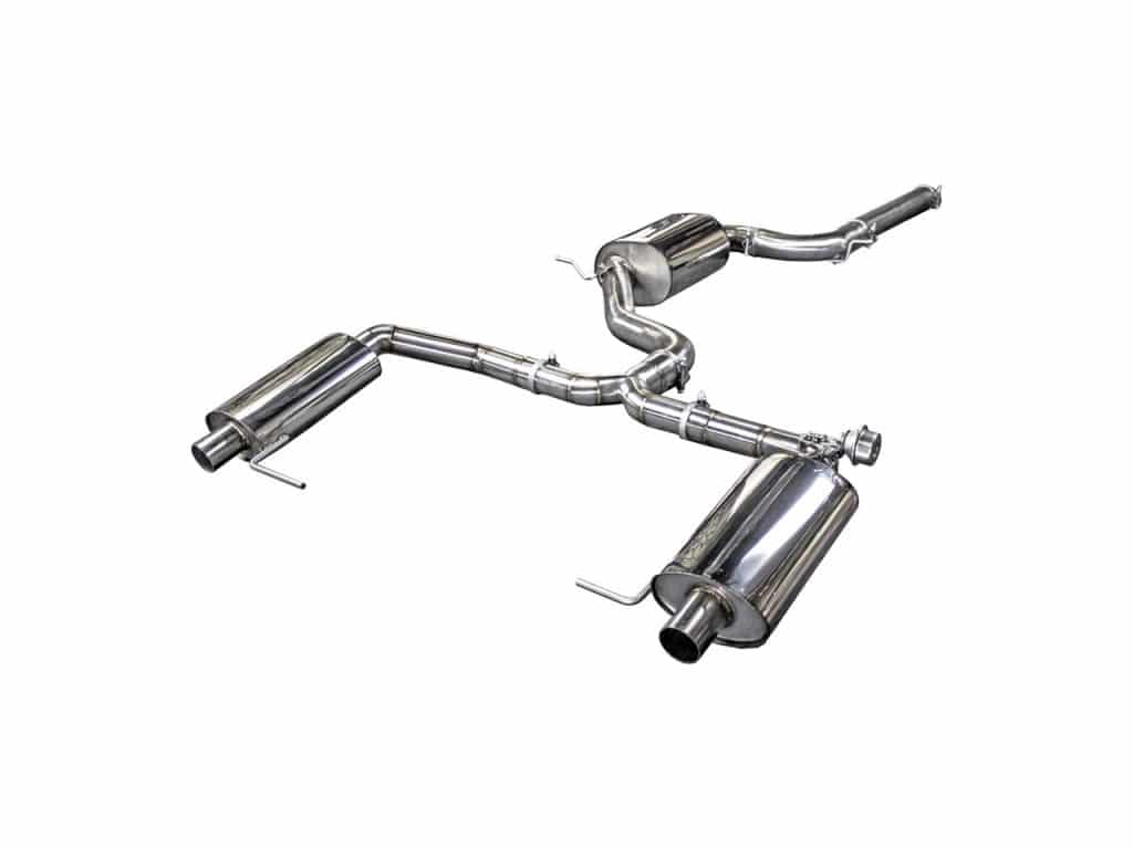 EGO-X Race - 3 inch (76mm) RVS Sportuitlaat met klep - Skoda Octavia RS 5E