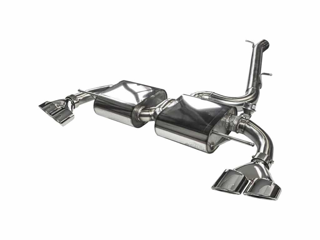 EGO-X Race - 3 inch (76mm) RVS Sportuitlaat met klep - VW Golf 7.5 R (facelift)