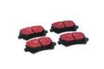 RacingLine Performance Rear Brake Pads - Achterste Remblokken - VW Golf 7:8 GTI: R + Audi S3 8V:8Y - Handbediende handrem 24tuned