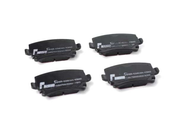 RacingLine Performance Rear Brake Pads - Achterste Remblokken - VW Golf 7/8 GTI/ R + Audi S3 8V/8Y - Handbediende handrem - Afbeelding 3