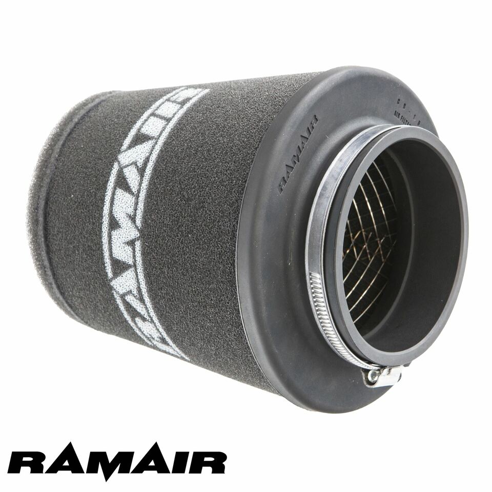 Filtro Aria A Cono Ramair Filters CC-296-70 – Filtro In Schiuma A Doppio Strato Con Collo In Gomma E Gabbia In Acciaio Inox Per Prestazioni Motore
