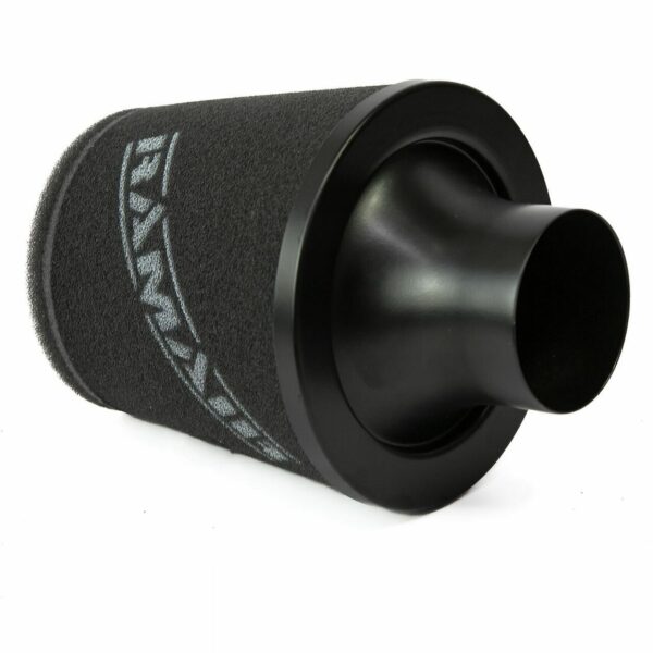 Ramair schuimen luchtfilter - 80mm - Universeel zwart
