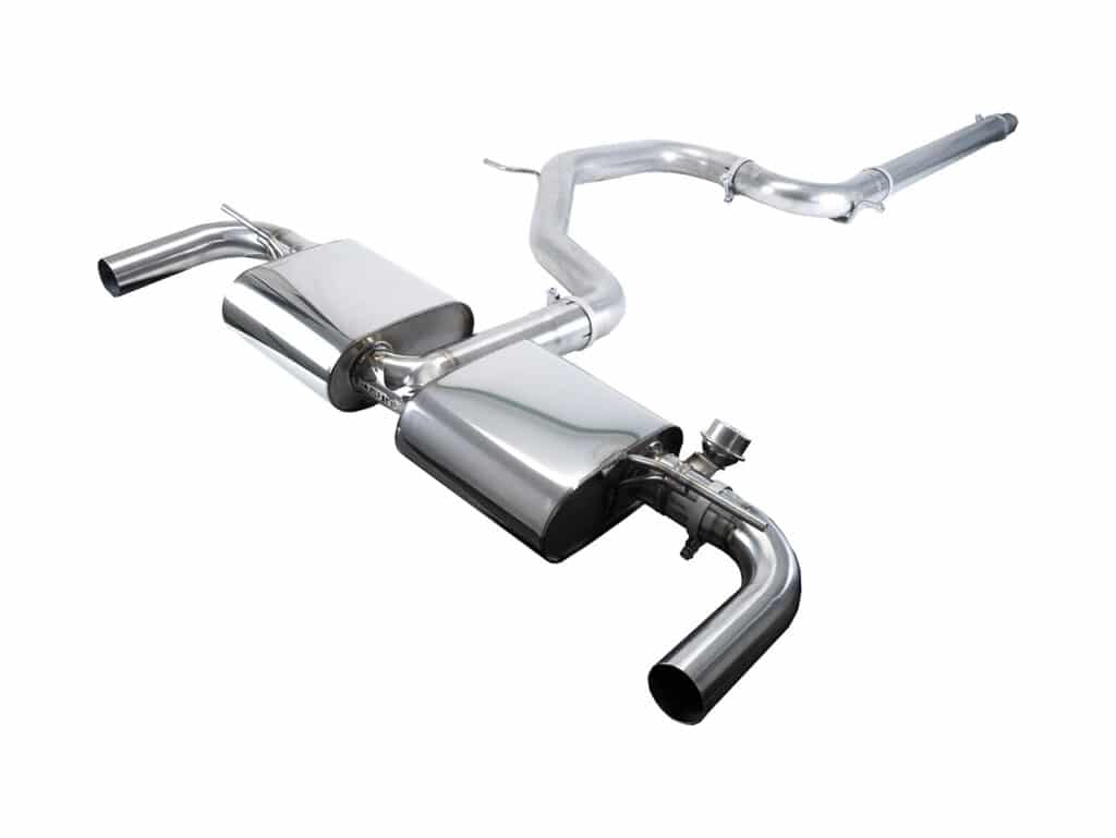 EGO-X - 3 inch (76mm) RVS Sportuitlaat met klep - VW Golf 7.5 GTI Performance + TCR OPF