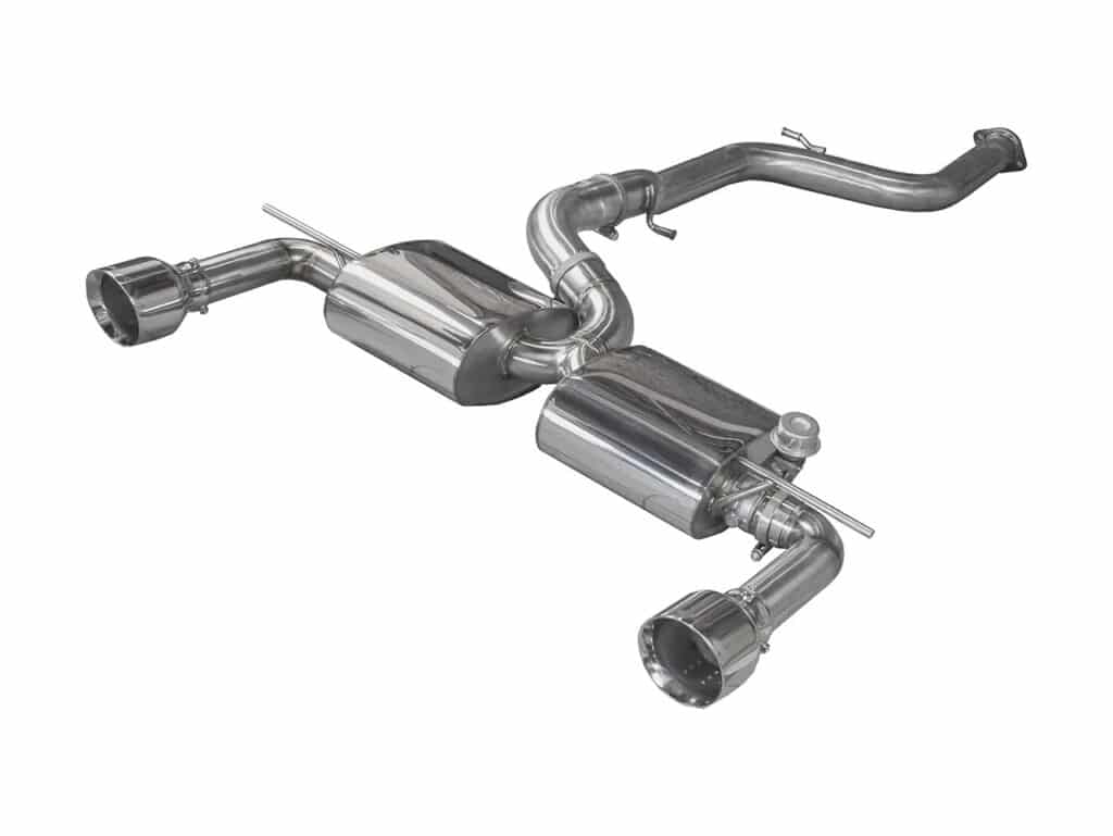 EGO-X – 3 inch RVS Sportuitlaat met klep – Ford Focus RS + ST Mk.2 - TIG