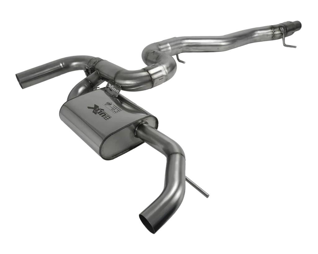 EGO-X - 3,5 inch (89mm) RVS Sportuitlaat met klep - Cupra Ateca 300pk