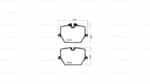 TAROX - Remblokken Set - BMW + Toyota 345mm remschijf - Achteras - SP5551