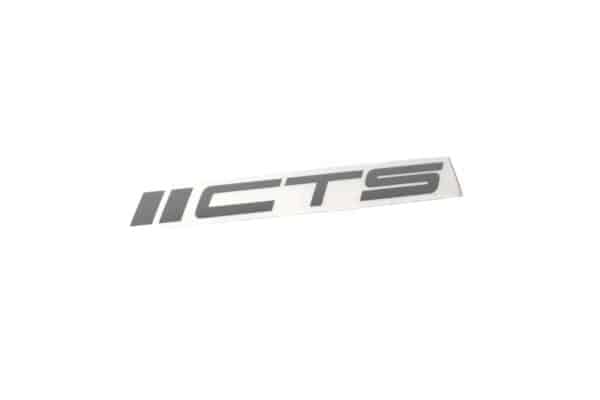 24tuned CTS Turbo sticker - Logo autosticker - 13cm - Zwart:Wit:Zilver