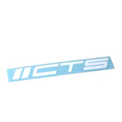CTS Turbo sticker - Logo autosticker - 13cm - Zwart:Wit:Zilver 24tuned