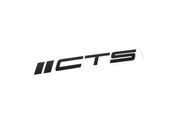 CTS Turbo sticker - Logo autosticker - 13cm - Zwart:Wit:Zilver