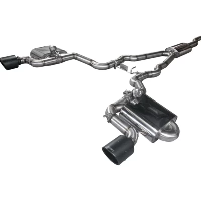 EGO-X - 3 inch RVS Sportuitlaat met klep - Ford Mustang VI 2.3 EcoBoost - HGBXAGAFO10