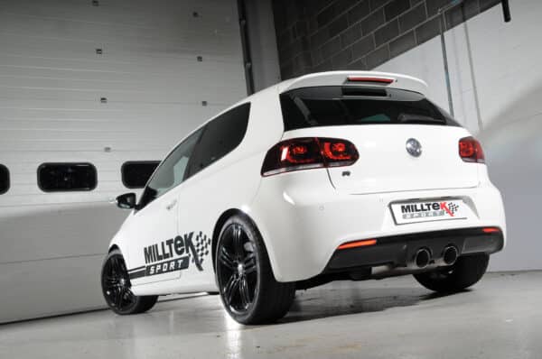 Milltek 2,75 inch Catback Sportuitlaat met Klep - VW Golf 6R R20 4Motion