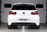 Milltek 2,75 inch Catback Sportuitlaat met Klep - VW Golf 6R R20 4Motion