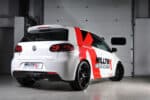 Milltek 2,75 inch Catback Sportuitlaat met Klep - VW Golf 6R R20 4Motion