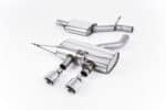 Milltek 2,75 inch Catback Sportuitlaat met Klep - VW Golf 6R R20 4Motion