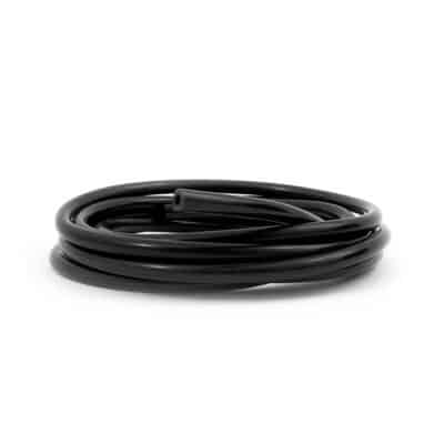 Siliconen onderdrukslang - Vacuümslang - 8mm - ZWART - per meter