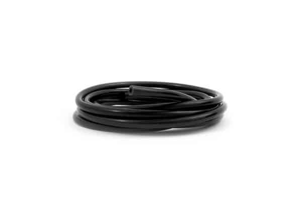 Siliconen onderdrukslang - Vacuümslang - 8mm - ZWART - per meter