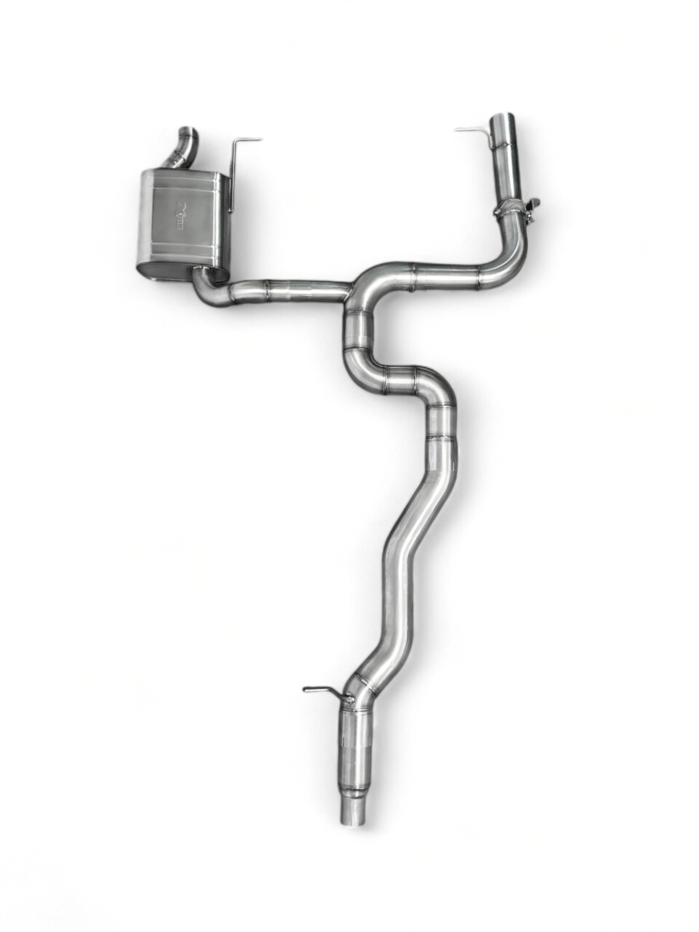 EGO-X - 3,5 inch (89mm) RVS Sportuitlaat met klep - Cupra Leon ST 4WD KL 310pk