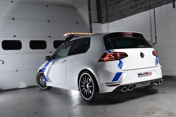 Milltek Catback Sportuitlaat - VW Golf 7 R (pre-facelift) - 2.0 TSI - 3 inch