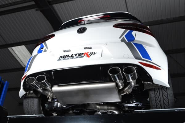 Milltek Catback Sportuitlaat - VW Golf 7 R (pre-facelift) - 2.0 TSI - 3 inch