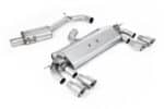 Milltek Catback Sportuitlaat - VW Golf 7 R (pre-facelift) - 2.0 TSI - 3 inch - Resonated ECE - Titanium