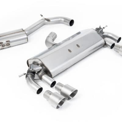 Milltek Catback Sportuitlaat - VW Golf 7 R (pre-facelift) - 2.0 TSI - 3 inch - Resonated ECE - Titanium