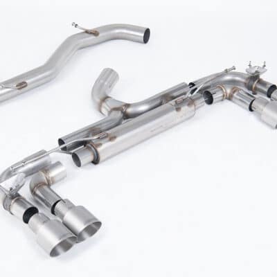Milltek Catback Sportuitlaat - VW Golf 7R (pre-facelift) - 2.0 TSI met OPF - Race - Titanium GT100
