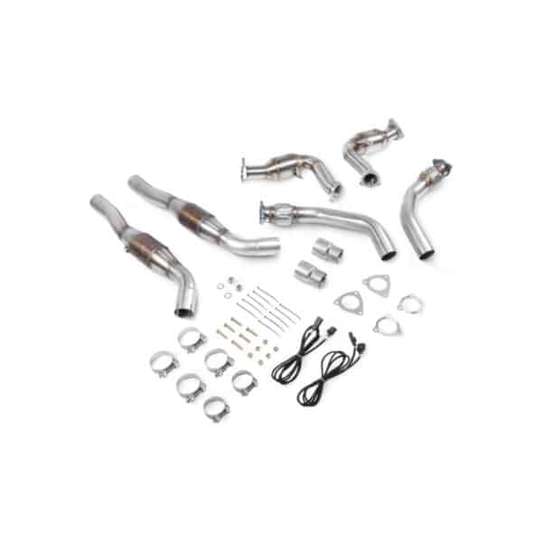 SAUX044 Scorpion Downpipes - Audi S4 B8 + S5 B8 + A6 C7 3.0 TFSI