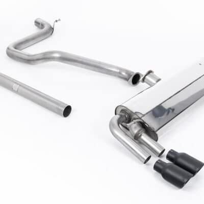 Milltek Catback Sportuitlaat - Seat Leon FR 5F 1.4 TSI - SC + 5-Deurs - non resonated - cerakote uitlaatsierstukken