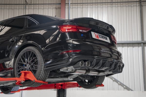 Scorpion RVS Sportuitlaat - Audi S3 8V Limousine (Sedan) - pre-facelift - Zonder Kleppen