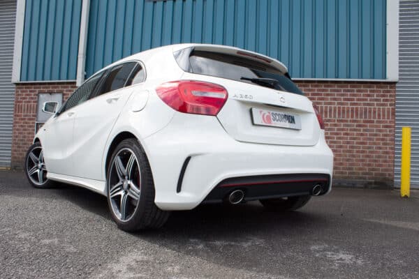 Scorpion RVS Sportuitlaat - Mercedes Benze A-Klasse A180 + A200 + A250 W176