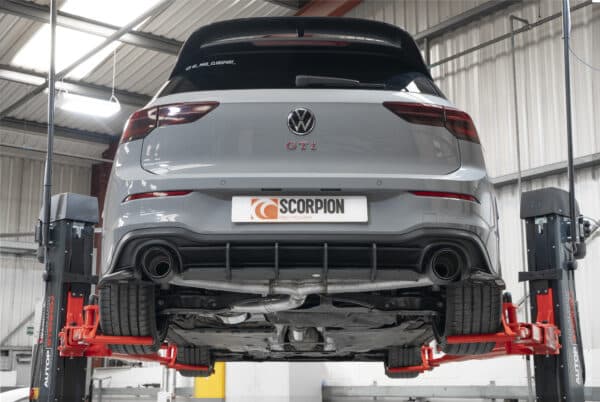 Scorpion RVS Sportuitlaat - VW Golf 8 GTI + Golf 8.5 GTI Clubsport OPF