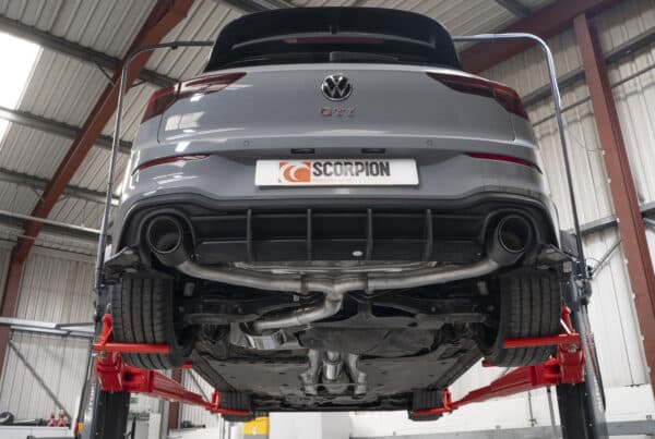 Scorpion RVS Sportuitlaat - VW Golf 8 GTI + Golf 8.5 GTI Clubsport OPF