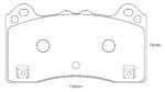 TAROX - Remblokken Set - Ford Focus RS Mk3 + Focus ST Mk4 + Mustang Mach-E - Vooras - SP0882