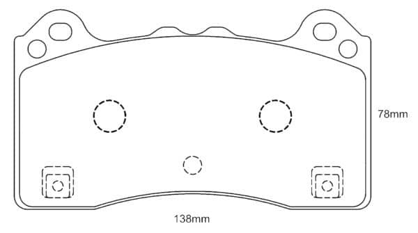 TAROX - Remblokken Set - Ford Focus RS Mk3 + Focus ST Mk4 + Mustang Mach-E - Vooras - SP0882