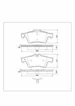 TAROX - Remblokken Set - Ford modellen + Focus RS Mk3 - Achteras - SP0883