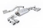 Milltek OPF-back Sportuitlaat – Audi S3 8Y Quattro Sportback - 310 + 333pk - non-resonated - Titanium - SSXAU920