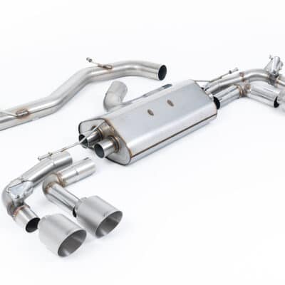 Milltek OPF-back Sportuitlaat – Audi S3 8Y Quattro Sportback - 310 + 333pk - non-resonated - Titanium - SSXAU920