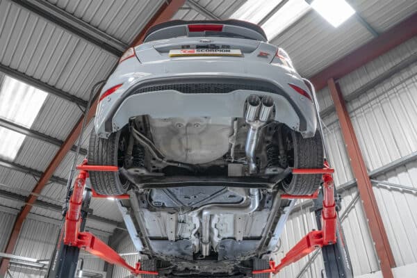 Scorpion RVS Sportuitlaat - Ford Fiesta Mk7Mk7.5 ST180 + ST200 - 3 inch - Predator - non- resonated - SFD098