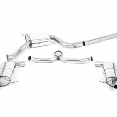 Milltek Catback Sportuitlaat - Skoda Octavia vRS 5E - 245pk - pre-facelift met OPF - resonated ECE - SSXSK27