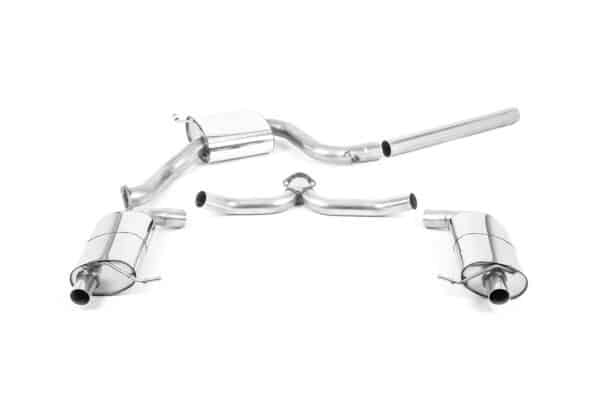 Milltek Catback Sportuitlaat - Skoda Octavia vRS 5E - 245pk - pre-facelift met OPF - resonated ECE - SSXSK27