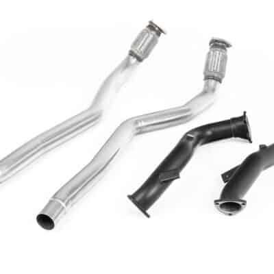 Milltek Large Bore 3 inch Downpipes - Audi S6 + RS6 + S7 + RS7 C7 (voor montage op Milltek cat-back)