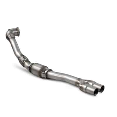 Scorpion Downpipe - Audi RS3 8V + TTRS 8S - 400pk - 2017-2018 - 200-cels sportkatalysator SAUX079