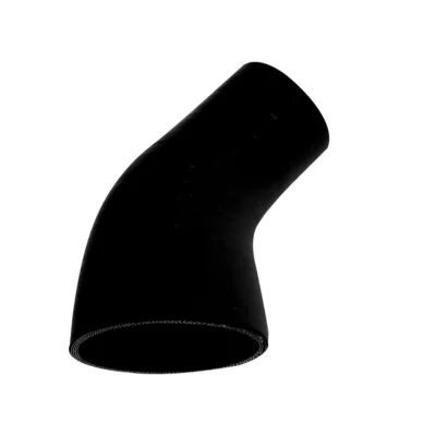 SF Hoses - Siliconen reduceertstuk - 45 graden - 70mm-60mm - ZWART