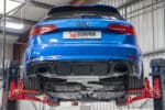 Scorpion RVS Sportuitlaat - Audi RS3 8V Sportsback (OPF) - Met klep - Resonated -