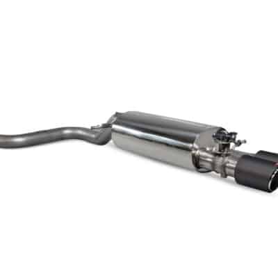 Scorpion RVS Sportuitlaat met klep - Ford Fiesta Mk8 ST 1.5 EcoBoost - 2018-2021 - Resonated - Carbon Fiber uitlaatsierstukken